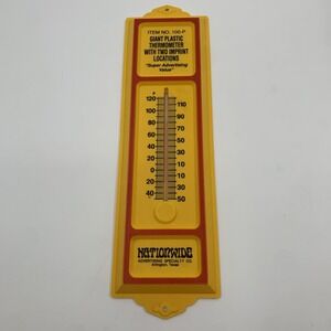 Vintage Nationwide Advertising Specialty Thermometer Sign 13" Plastic Morco USA